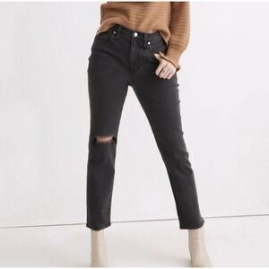 MADEWELL NWT Woman's Girljean Adolpha Wash Ripped Knee Size 33